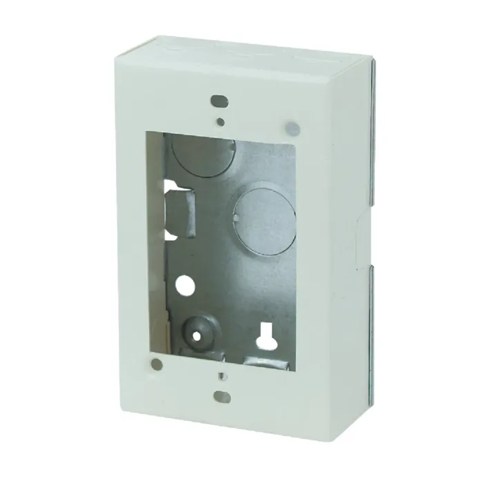 Wiremold Ivory Steel 1-3/8 In. Outlet Box