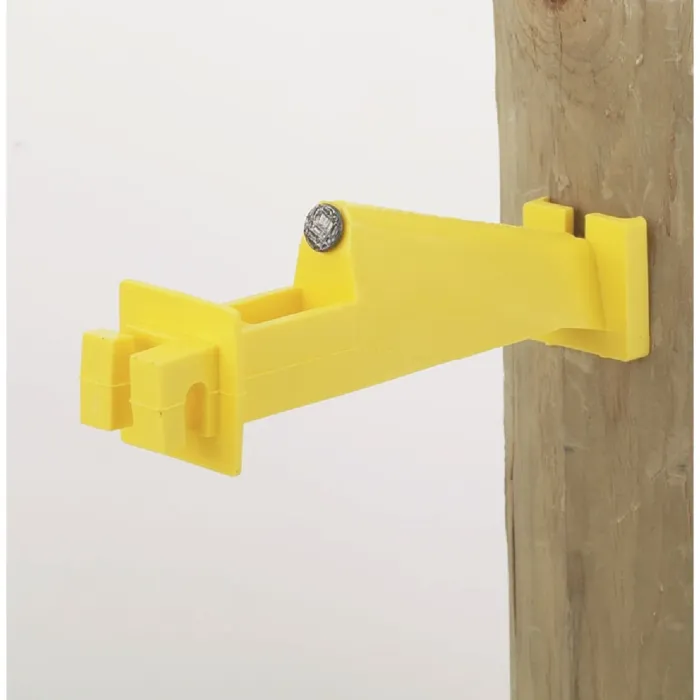 Dare Products Dare Nail-On Yellow Polyethylene Electric Fence Insulator (15-Pack)