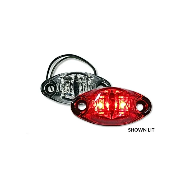 Woody's 12 V LED PMMA 2-Diode Marker Lamp