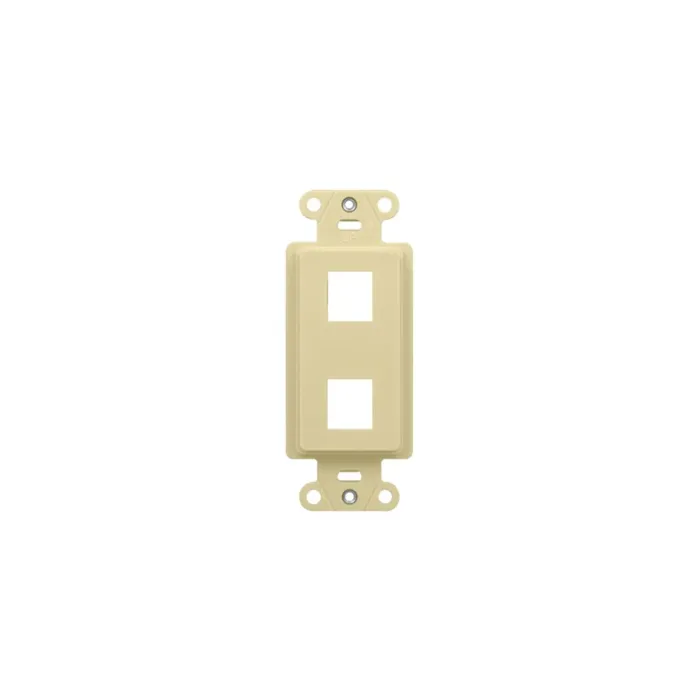 Pass & Seymour 2-Port Decorator Outlet Strap (Light Almond)