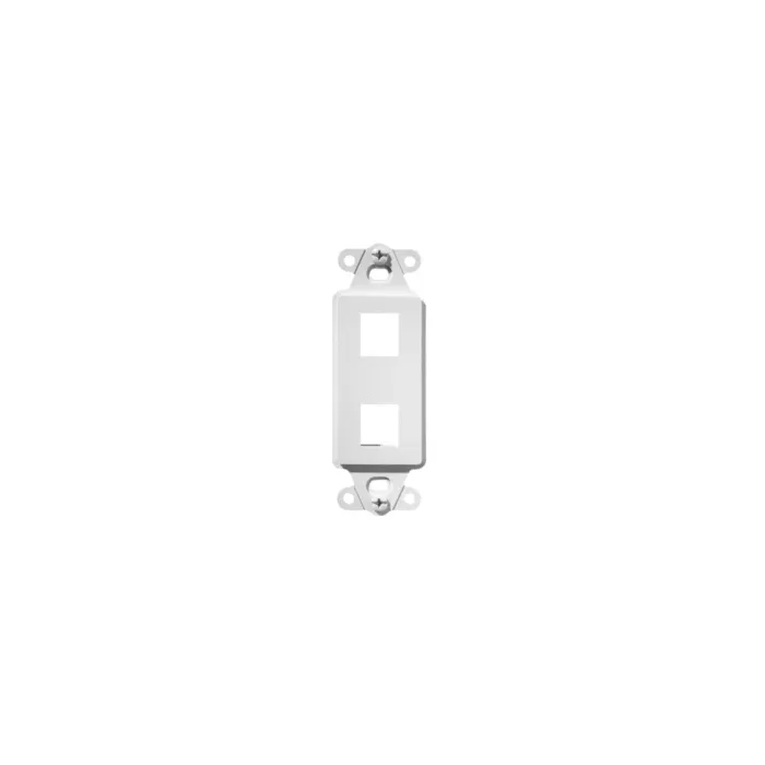 Pass & Seymour 2-Port Decorator Outlet Strap (White)