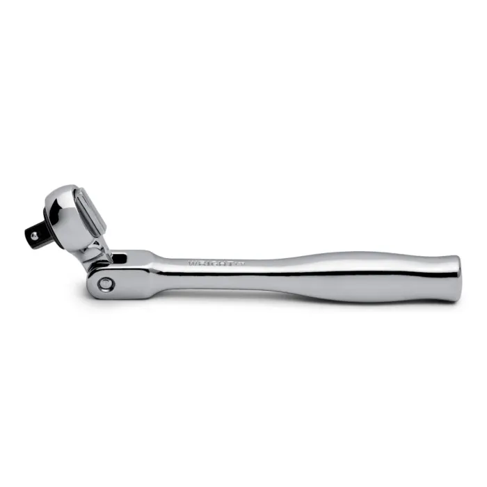 Wright Tool 1/4" Drive Flex Head Ratchet Contour Grip - 5-1/2"