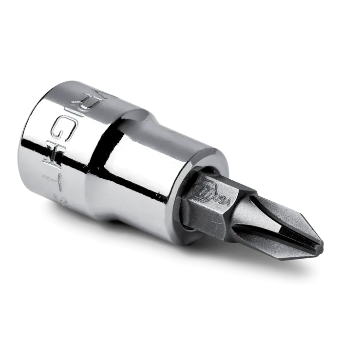Wright Tool 3/8" Drive Screwdriver Socket w/Standard Phillips Bit - #2