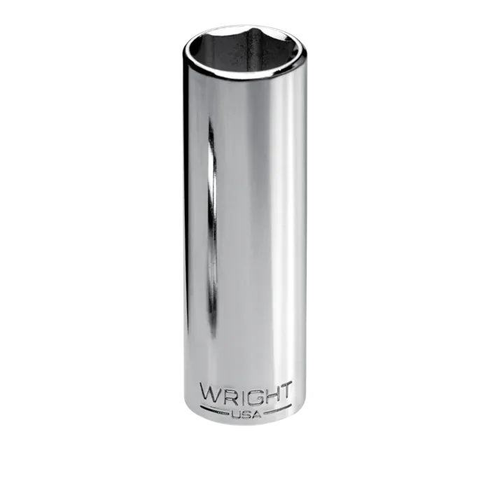 Wright Tool 1/4" Drive 6 Point Deep Metric Socket - 10mm