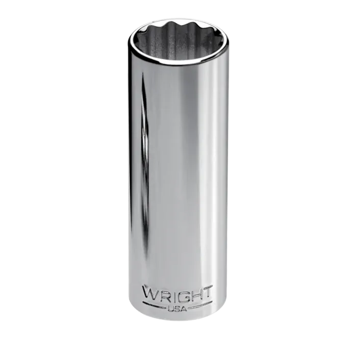 Wright Tool 1/2" Drive 12 Point Deep Metric Socket - 11mm