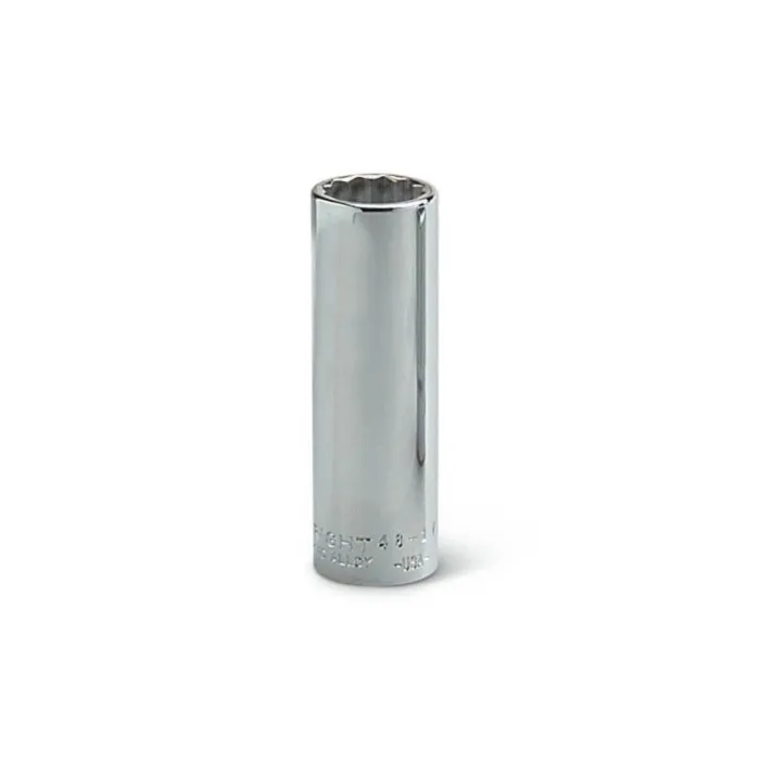 Wright Tool 1/2" Drive 12 Point Deep Metric Socket - 25mm