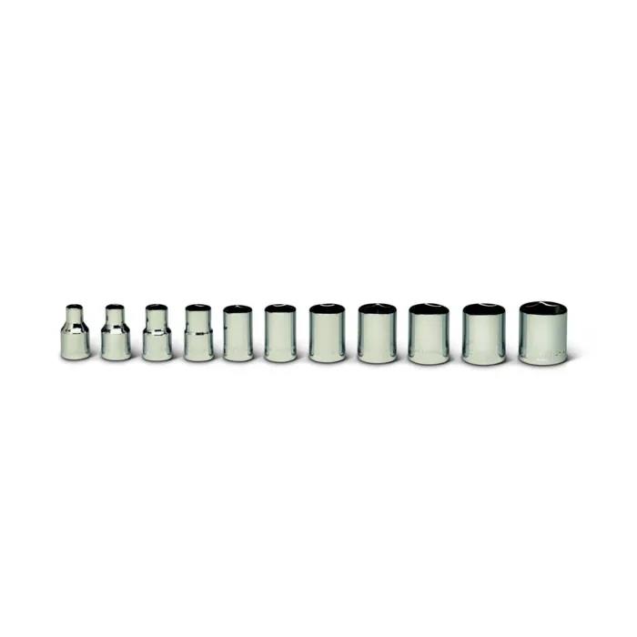 Wright Tool 1/4" Drive 11 Piece Set - 6 Point Standard Metric Sockets, 4mm - 14mm