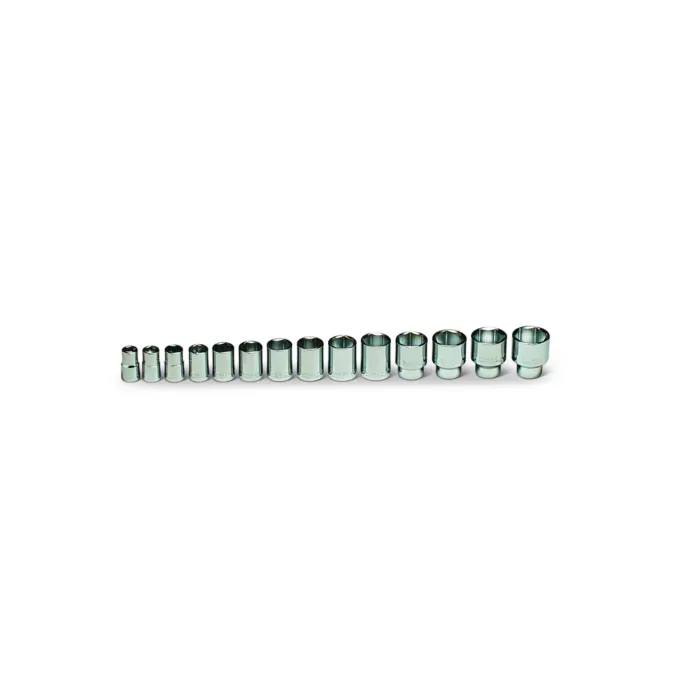 Wright Tool 1/2" Drive 14 Piece Set - 6 Point Standard Sockets, 7/16" - 1-1/4"
