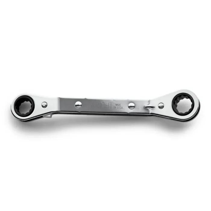 Wright Tool Reverse Ratcheting Box Wrench 12 Point Offset - 1/4" x 5/16"
