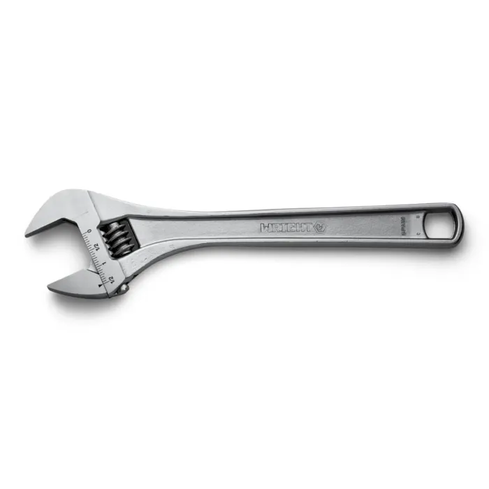 Wright Tool Adjustable Wrench Maximum Capacity 2-1/8" Chrome - 18"
