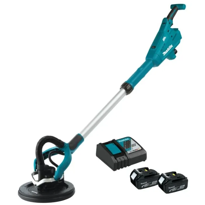 Makita 18V LXT® Lithium-Ion Brushless Cordless 9" Drywall Sander Kit, AWS® Capable (5.0Ah)
