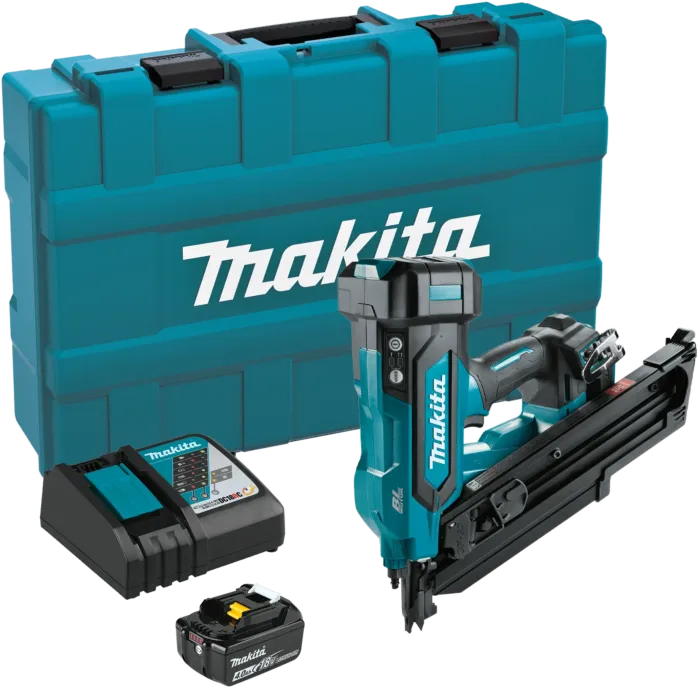 Makita 18V LXT Lithium‑Ion 4.0 Ah Brushless Cordless 30º Clipped Head 3‑1/2 in. Framing Nailer (Kit)