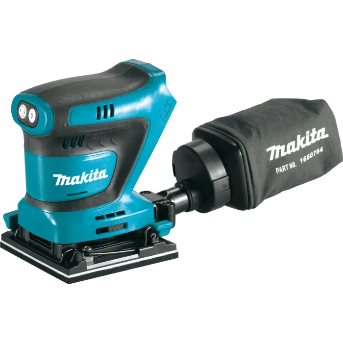 Makita LXT® 4-3/8 x 4 in 11000 to 14000 opm 18 V Brushless Cordless Finishing Sander