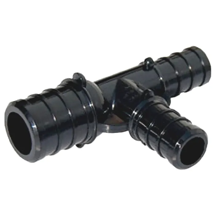 Boshart Industries Tee 3/4 x 1/2 x 1/2 in Crimp PEX Pipe Reducing Tee