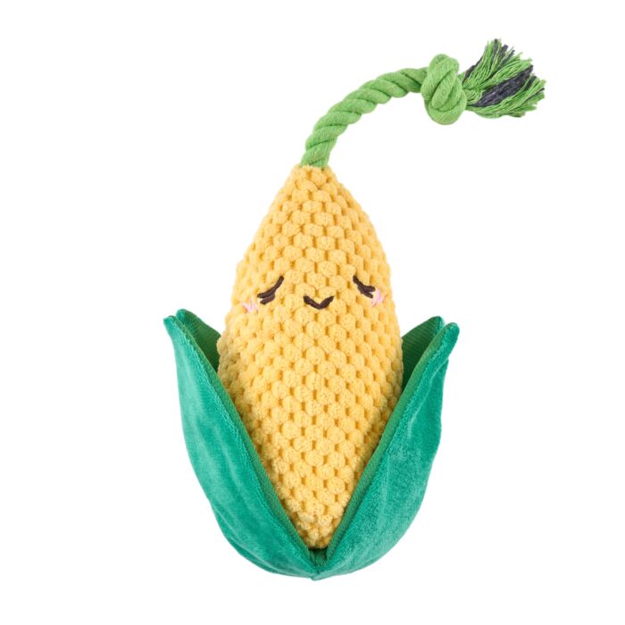 Zippypaws Crinkle Crops Corn Squeaker Toy