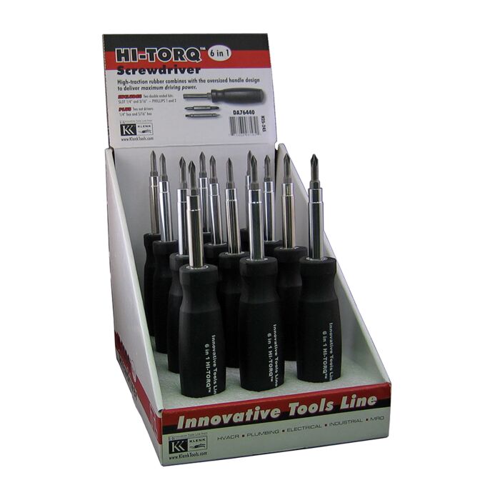 Klenk Everhard® Hi-Torq™ Imperial Round 6-in-1 Screwdriver