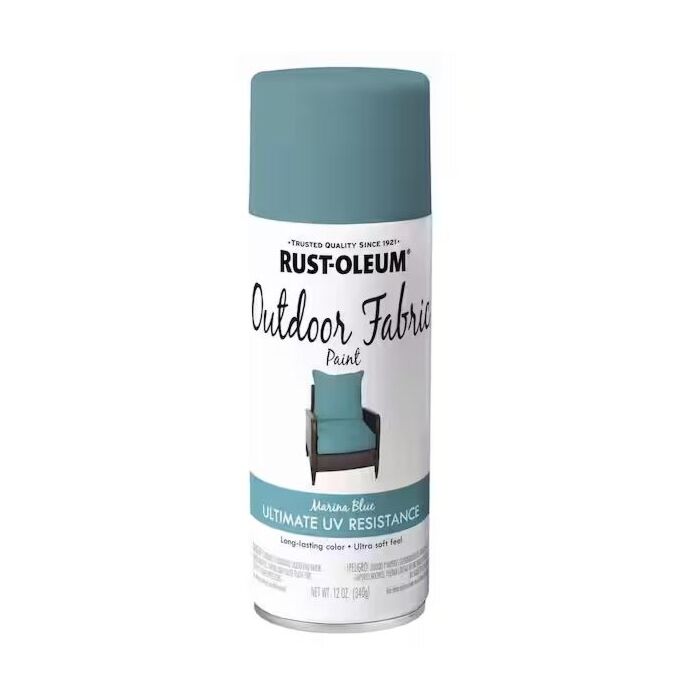 Rust-Oleum Fabric spray paint 12oz Mar Blue