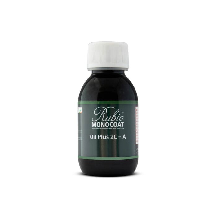 100 mL Silver Grey Oil Plus 2C Part A Hardwax Wood Oil Finish