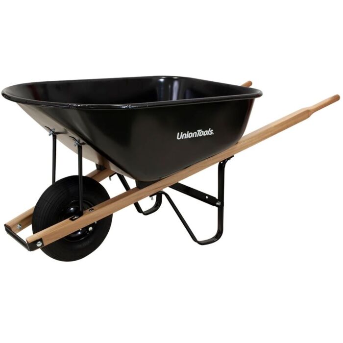 AMES TRUE TEMPER® S6U25 6 cu-ft Steel Wheelbarrow