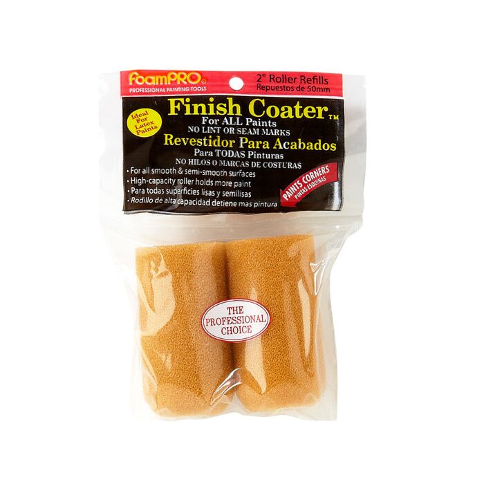 FoamPRO® 2 in. Lint-Free High-Capacity Paint Edger & Trimmer Roller Refill - 2 pk