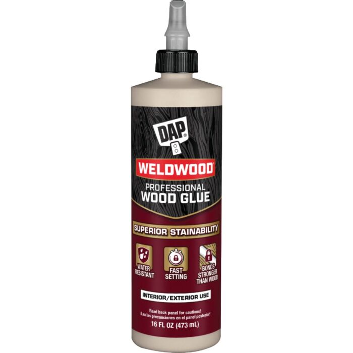 DAP Weldwood Professional Wood Glue (Tan) 16 oz