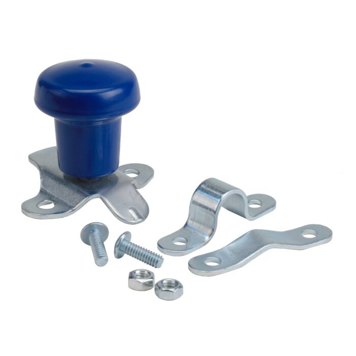 Double HH Blue Color Spinner Mount Manual Steering Wheel Spinner