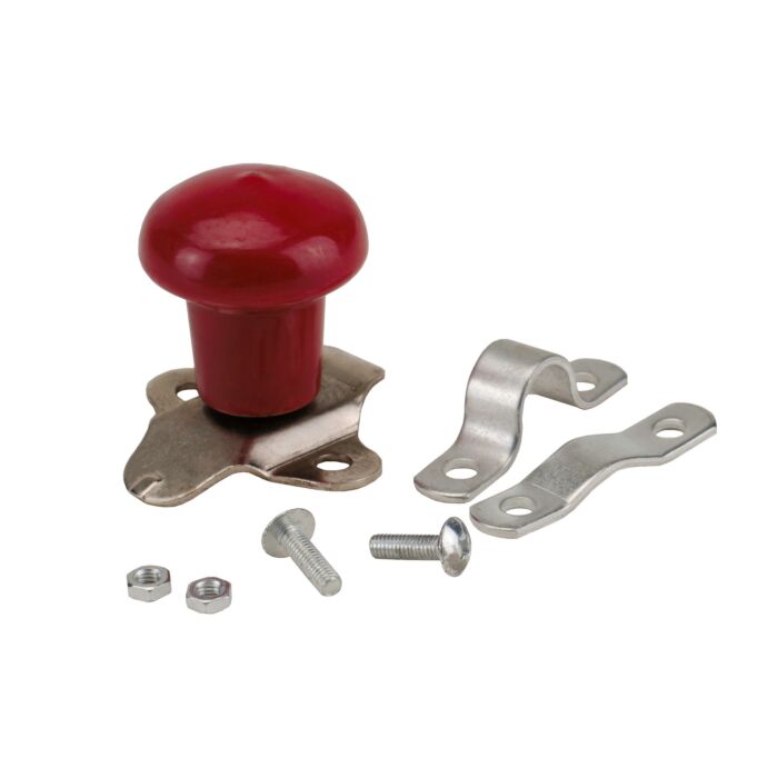 Double HH Red Color Spinner Mount Manual Steering Wheel Spinner