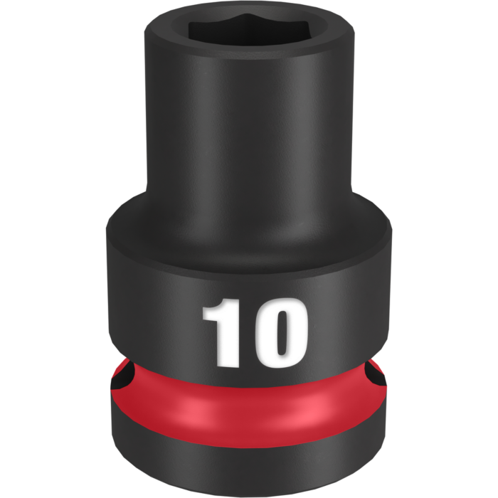 Milwaukee SHOCKWAVE™ Impact Duty 1/2" Drive 10MM Standard 6 Point Socket
