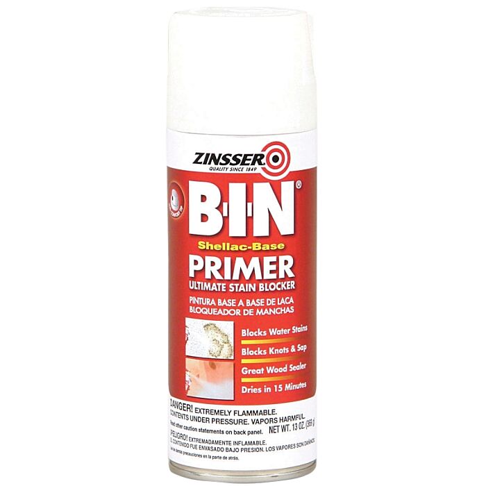 Zinsser B-I-N Shellac-Base Primer - 13 oz. Spray - White