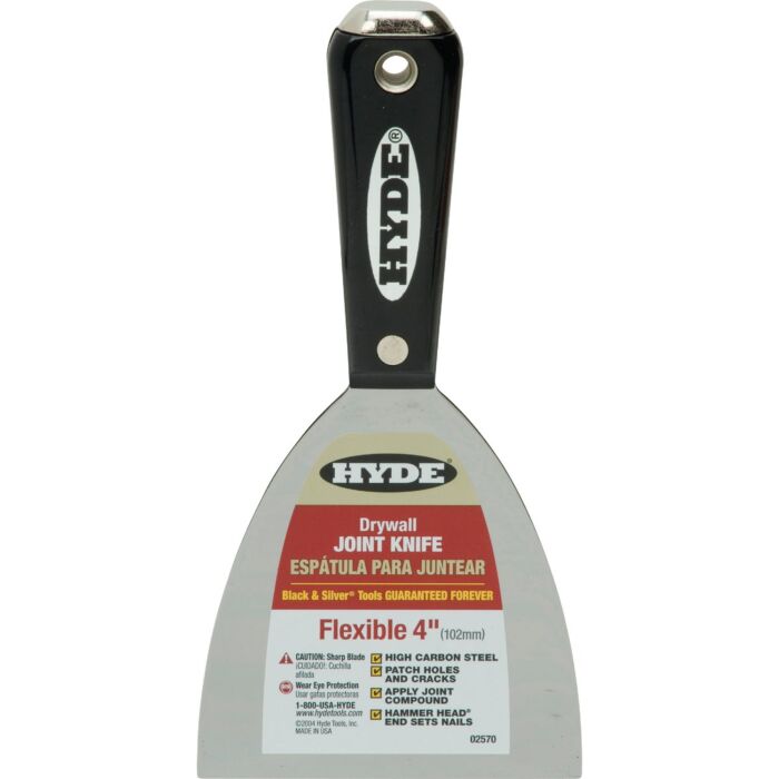 Hyde Black & Silver® High-Carbon Steel Joint Knife - 4 in.