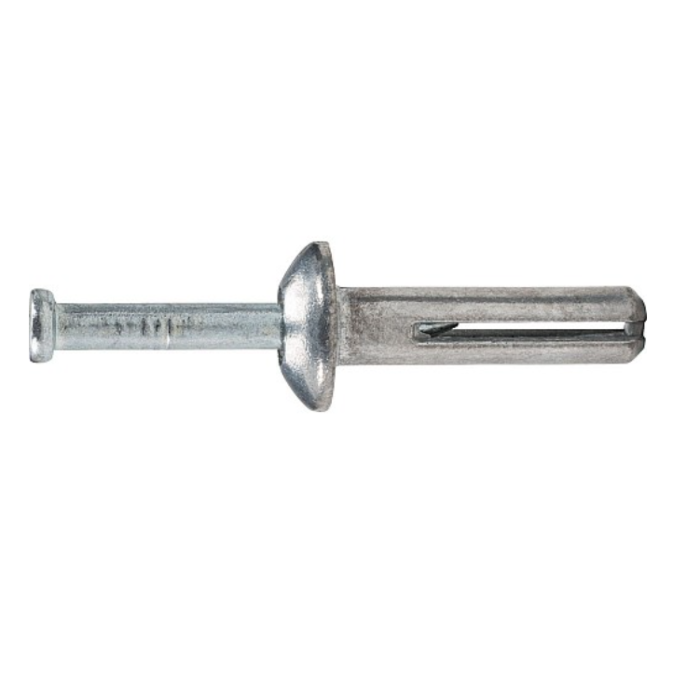 Powers Fasteners Zamac Nailin® Mushroom Head w/ Carbon Steel Nail