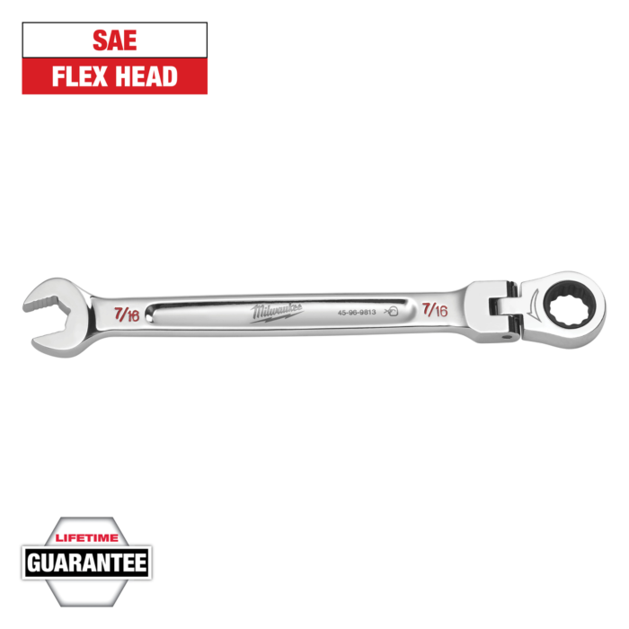 Milwaukee 7/16" Flex Head Combination Wrench