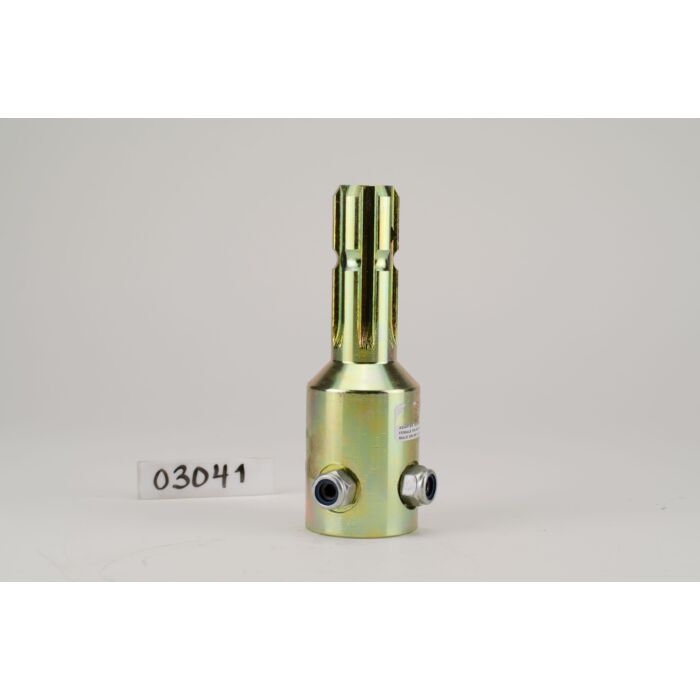 Double HH 1-3/4" x 20spl Female 1-3/8" x 6spl Male PTO Adapter