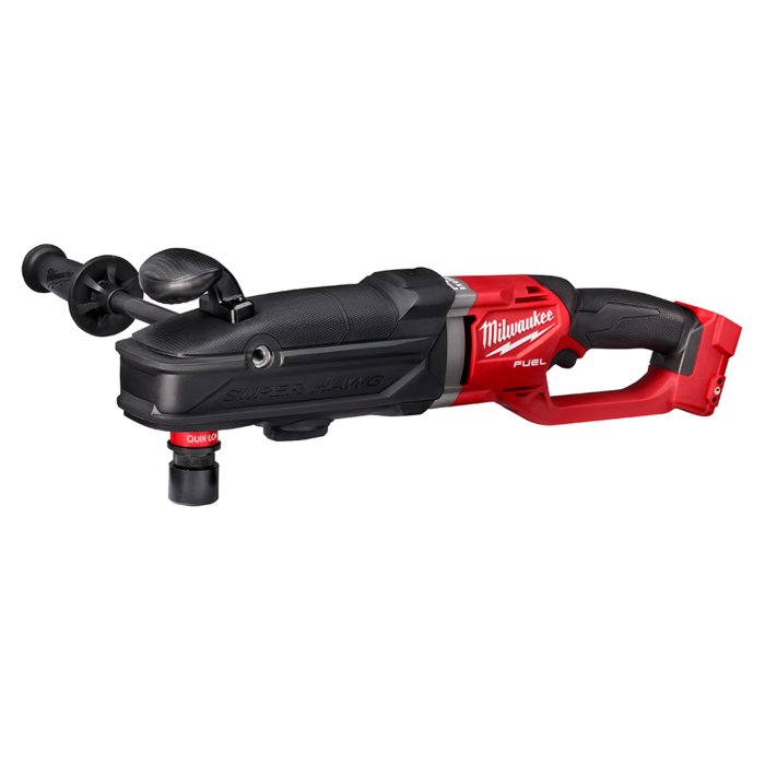 Milwaukee M18 FUEL Super Hawg Right Angle Drill with QUIK LOK