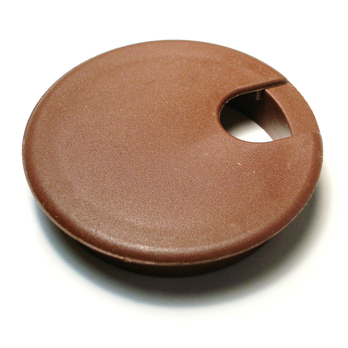 Computer Grommet, 3 Brown