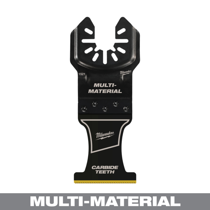 Milwaukee 1-3/8” Carbide Teeth Multi-Material Universal Fit Oscillating Multi-Tool Blade (1 PK)