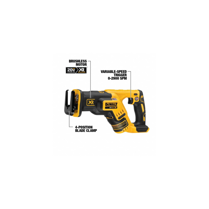 DEWALT 20V MAX* XR Cordless Drill Combo Kit, Brushless, 5-Tool