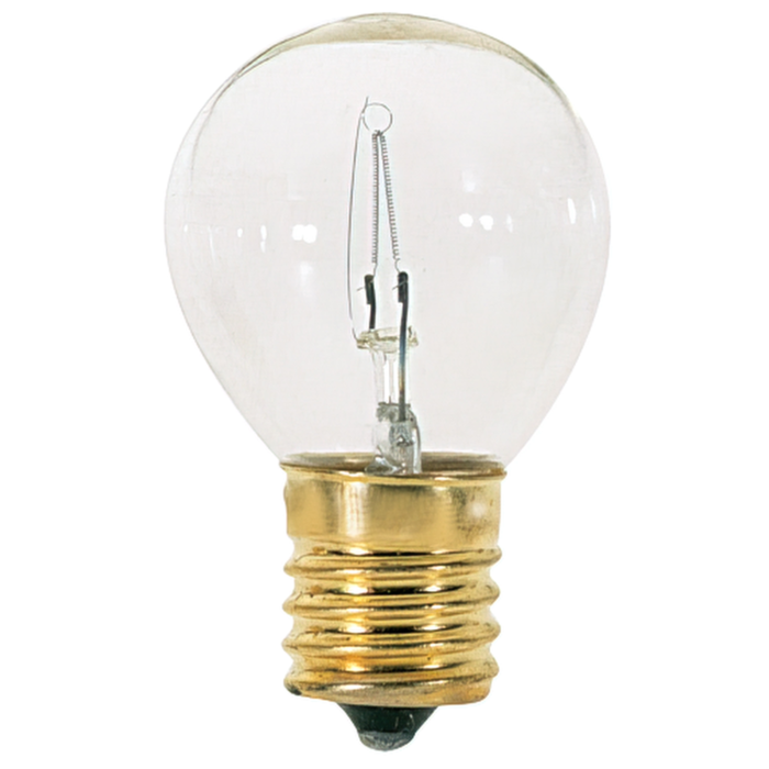 Satco 40 Watt S11N Incandescent - Clear - 1500 Average rated hours - 370 Lumens - Intermediate base - 120 Volt - Carded