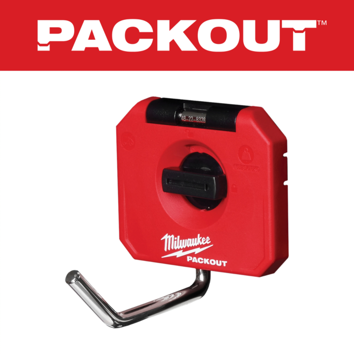 Milwaukee PACKOUT™ 4" Single Straight Hook