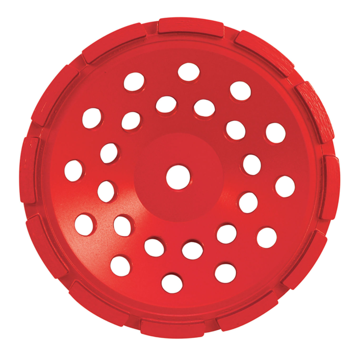 Pearl Abrasives P2™ Pro-V™ Concrete & Masonry Cup Wheel Single Row 7" x 5/8"-11