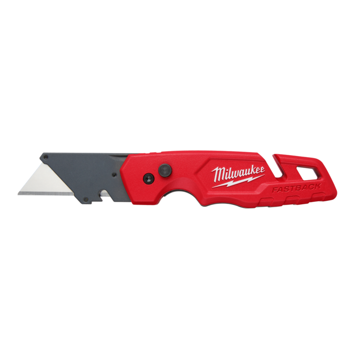 Milwaukee FASTBACK™ Folding Utility Knife with Blade Storage and 50pc Blades