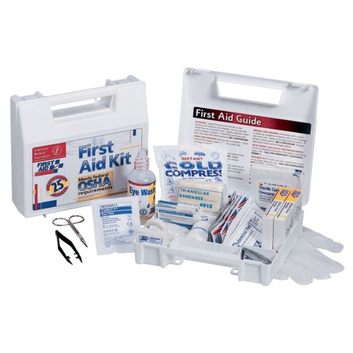 First Aid Only 223-U First Aid Kit, 107 -Piece, Includes: (50) 3/4 in x 3 in Adhesive Plastic Bandages