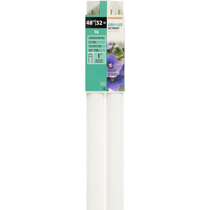 Sylvania 22362 Fluorescent Bulb, 32 W, T8 Lamp, Medium G13 Lamp Base, 30,000 hr Average Life