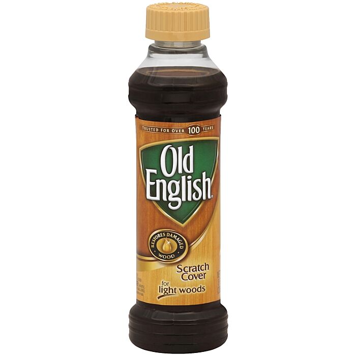 Old English Scratch Cover Wood Polish for Light Wood - 8 oz