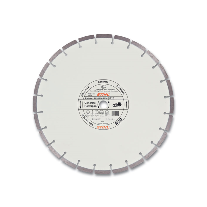STIHL B20 Abrasive Cut-Off Wheel - 20 mm x 14 in.
