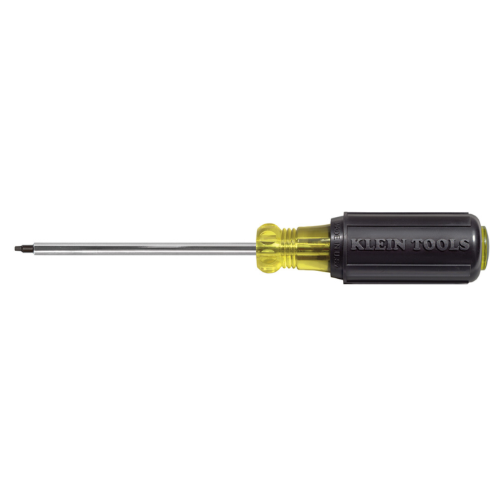 Klein Tools #2 Square Screwdriver with 4-Inch Round Shank