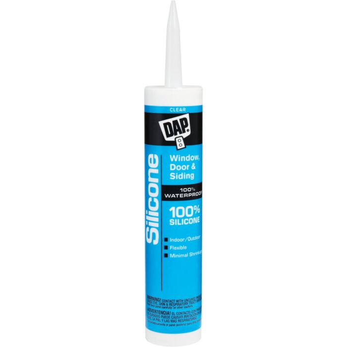 DAP Window, Door, & Siding Silicone Sealant (Clear) 9.8 oz