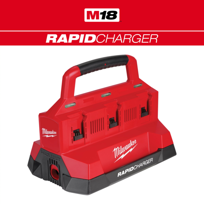 Milwaukee M18™ Six Bay Rapid Charger w/ PACKOUT™ Compatibility