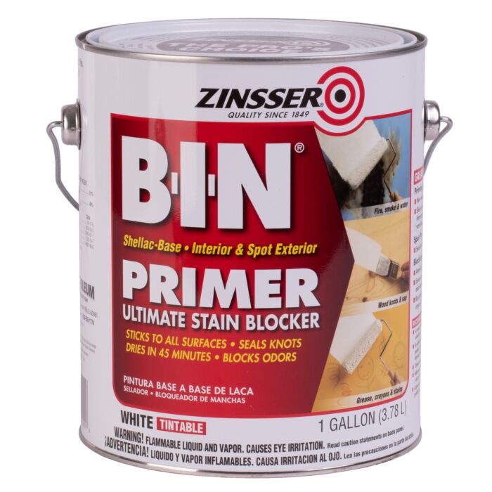 Zinsser B-I-N® Shellac-Base Primer - 1 Gal - White