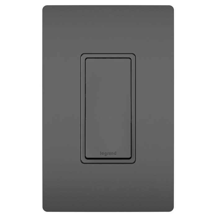 Pass & Seymour radiant® 15A Single-Pole Switch, Black